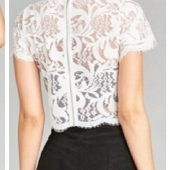Ivory cute lacey top - Picture 4 of 5